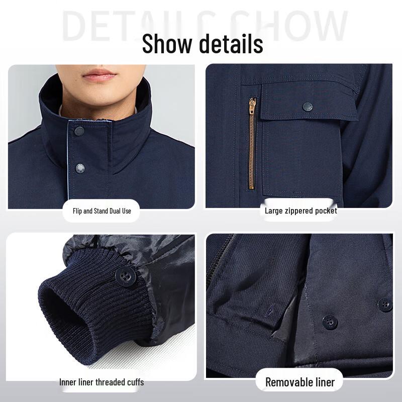

Unisex Detachable Padded Winter Work Jacket S