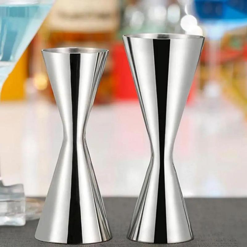 Cocktail Jigger Stainless Steel Measure Cup Double Head Bar Party Wine Cocktail Shaker Jigger for Bar Home Bartender Party