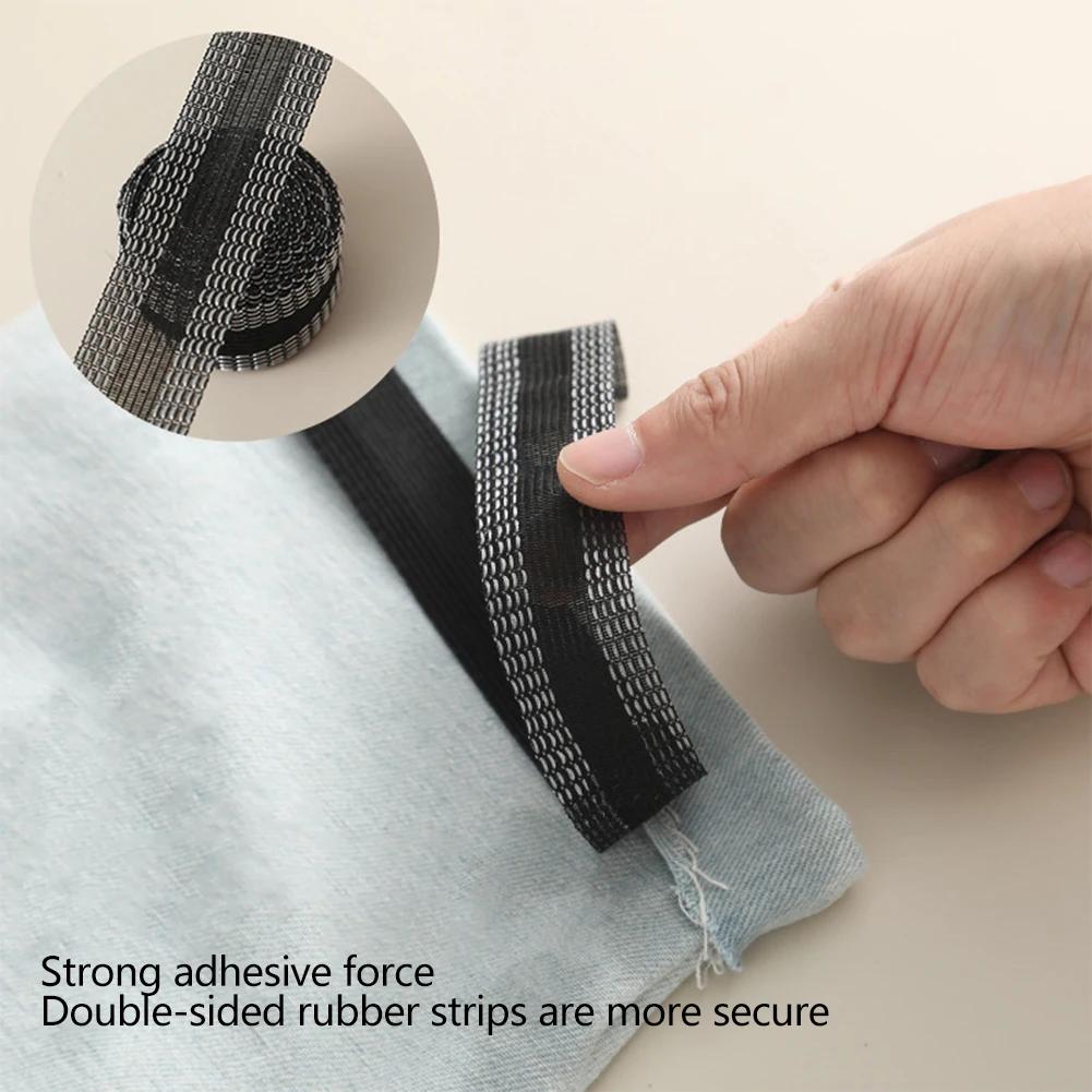 Pants Jeans Trousers Hem Repair Patch Self-Adhesive Sewing Tools Edge Shorten Stickers For Clothing Fabric Mouth