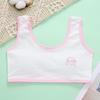 Girls' Pure Cotton Tank Top & Bra Set for Ages 9-13