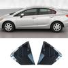1 Pair Side Quarter Window Vent Louver Shutter Cover For Honda Civic 2012-2015