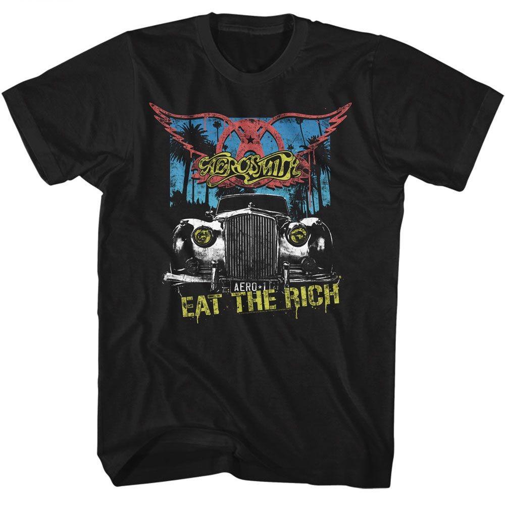 Aerosmith Eat The Rich Car Music T-shirt Tops Tees Men's Women's Unisex