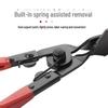 Plastic Rivet Removal Tool: Light Open Pliers with Screwdriver for Car Buckles and Gas Protection.