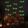 Room Atmosphere Stickers Halloween Glow in The Dark Demon Eye Wall Stickers, Scary Luminous Ghost Eyeball Decals, Waterproof Self-Adhesive Horror Deco