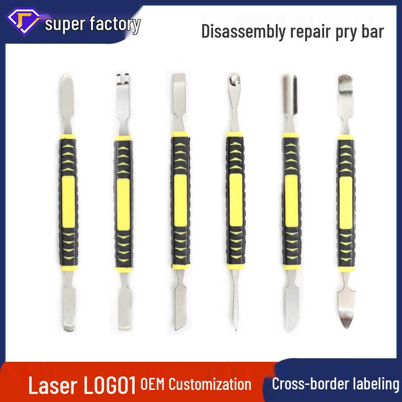 6-piece Metal Pry Bar Set for Disassembly and Screen Opening