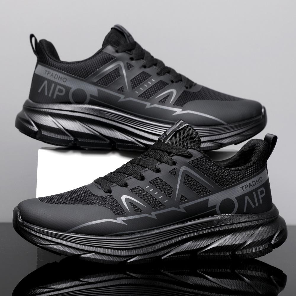 New Sports Shoes Outdoor Travel Casual Shoes Cushioning Mesh Breathable Running Shoes Couple Fashion Versatile Trendy Men's Shoes