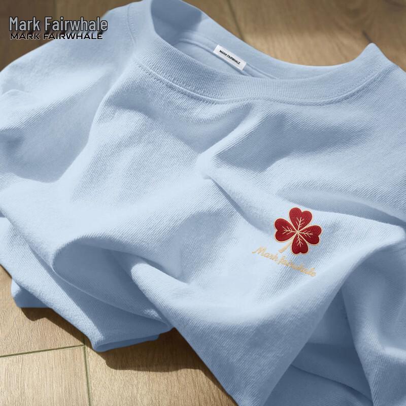 Mark Fairwhale Men s 2026 Summer Cotton Blend Loose Fit T-Shirt 3XL