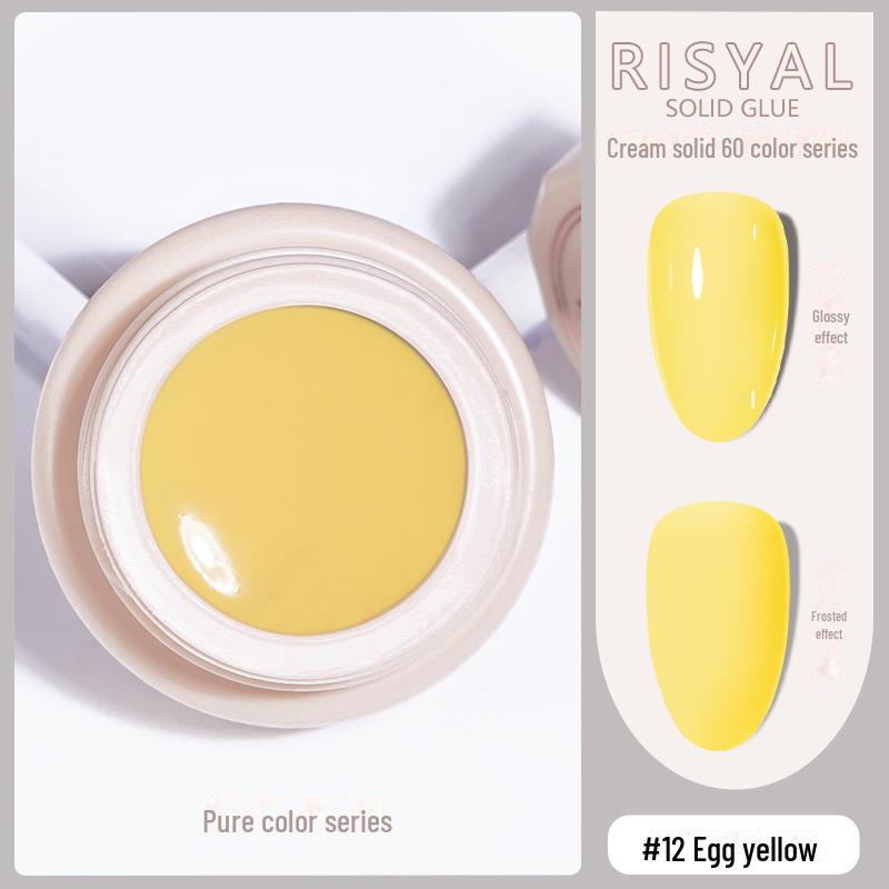 

Лак для ногтей Ice-Clear Solid Cat s Eye - Гладкий кремовый цветной клей null