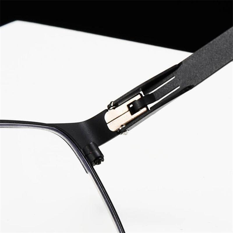 Full Frame Sun Photochromic Gray Square Prescription Eyeglasses Men Metal Student Power Spectacles 0 -0.5 -0.75 To -6.0