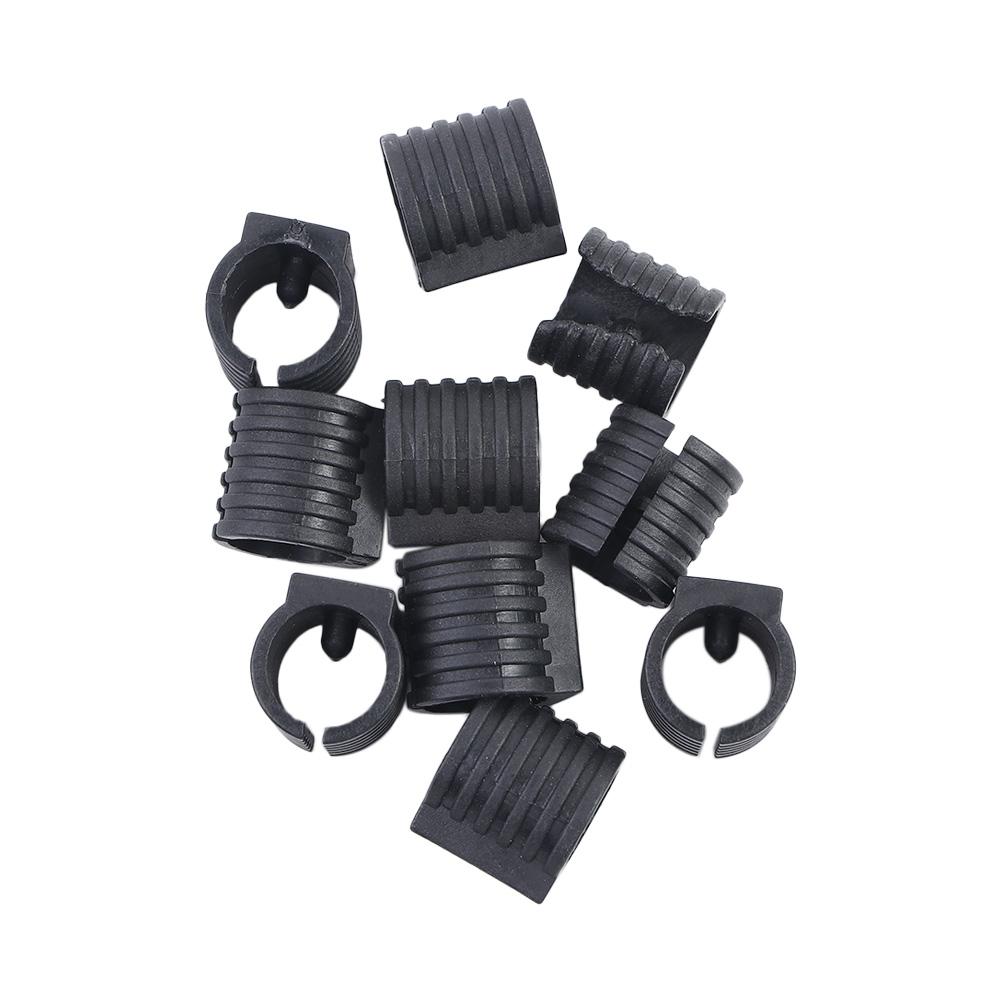 Durable 10pcs Furniture Feet Anti-Front Tubing Caps Floor Protector Chair Leg Pad Damper Tube Rear Pad Stool Pipe Clamp