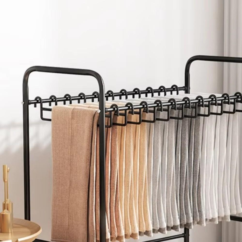 Floor-standing Pants Storage Rack Multifunctional Pulley Wheel Hanging Rack Space Saving Clothes Storage Rack Clothes Storage