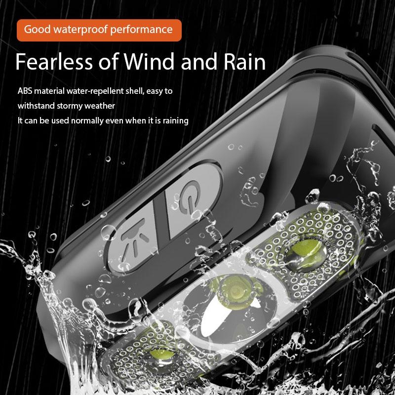 LED Smart Sensor Headlamp USB Rechargeable Headlight Waterproof  Head Flashlight  Torch For Fishing Camping Hiking Running