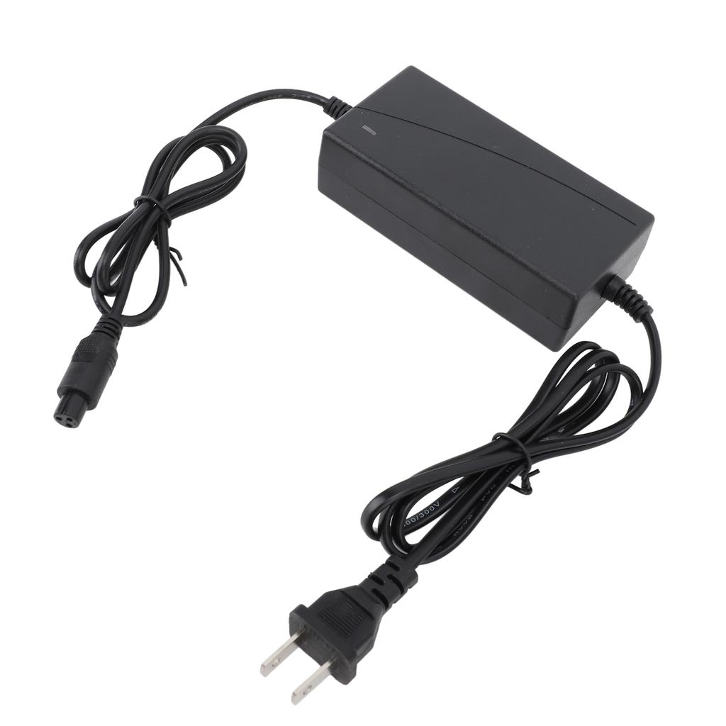 Electric Bike Charger 42V 0.5A Flame Retardant Plastic Multi Protection Scooter Battery Charger