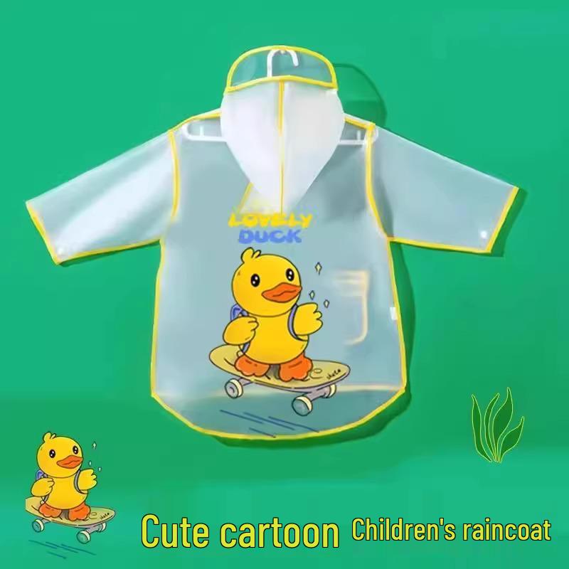 Unisex Kids' 2025 Full Body Raincoat for Kindergarten and School