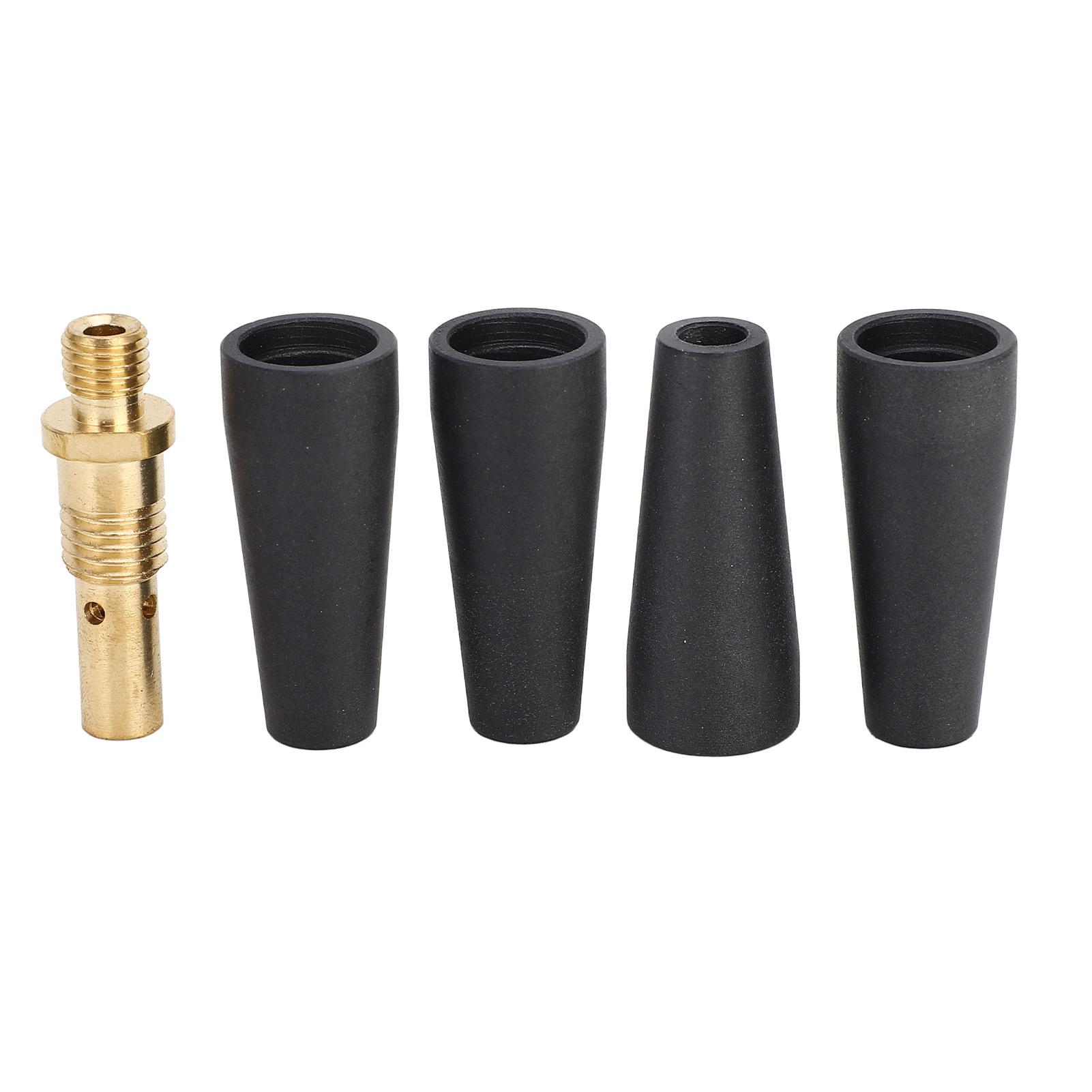 

Набор из 5 штук Сопло для сварки порошковой проволокой без газа Набор сопел без газа с латунным газовым рассеивателем для Century FC90 80GL