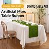 Green Turf Table Runner Width 30cm Simulation Moss Tablecloth  Spring Summer Event