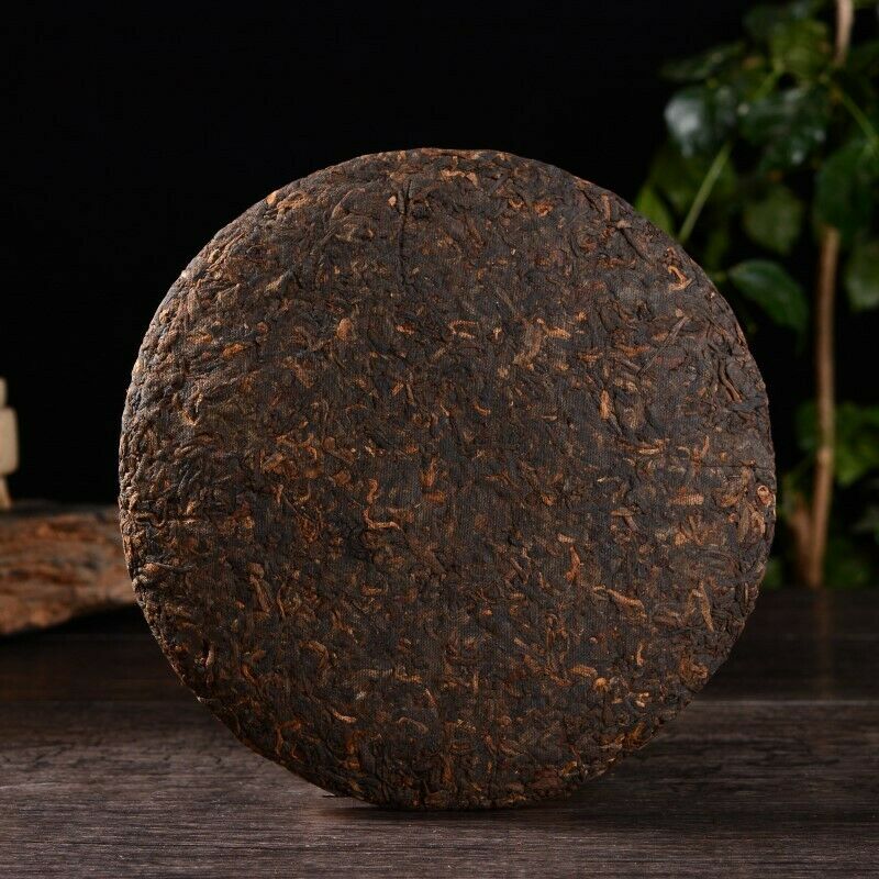 357g Top Chinese Dark Tea Yunnan Organic Big Leaf Puerh Tea Cake Pu'er Ripe Tea