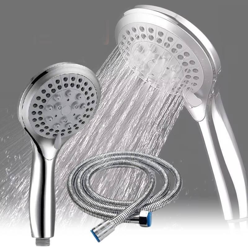 Luxuriöser Handbrausekopf im amerikanischen Stil mit 1,5 m Schlauch und bohrfreier Halterung