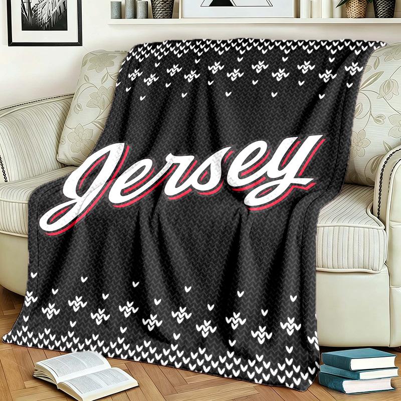 New Jersey Devils Theme Blanket Suitable For Beds Sofas And Camping Perfect For Both Men And Women Comfortable Bedding All Year Round