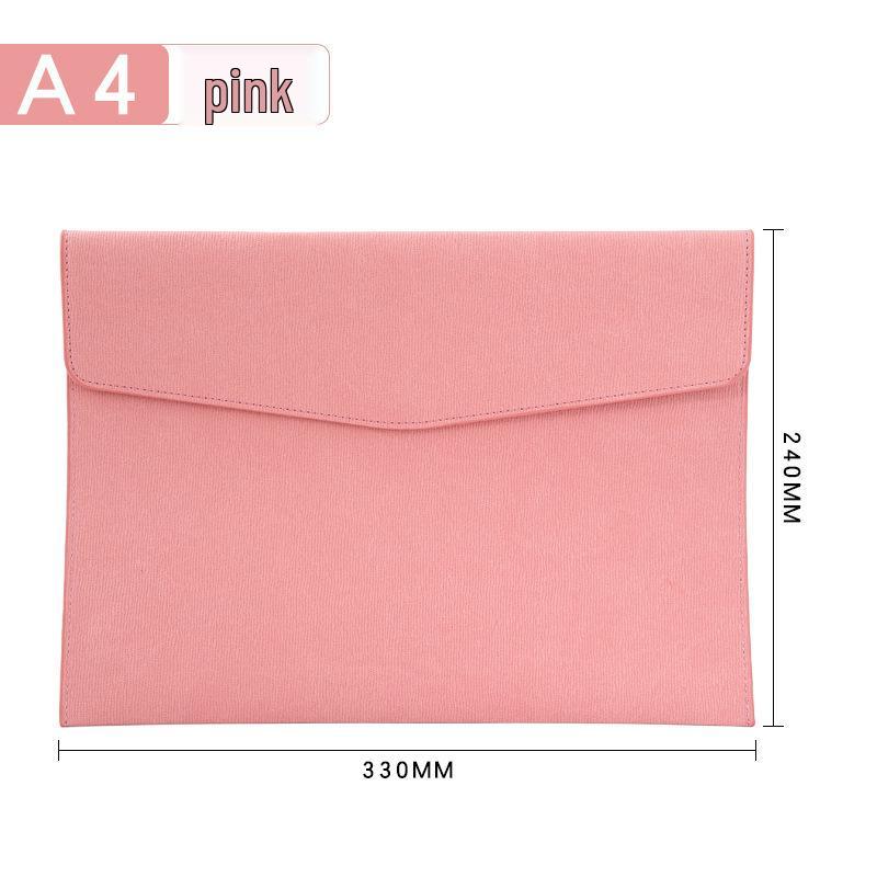 Large Leather A4 Document Folder with Customizable Logo