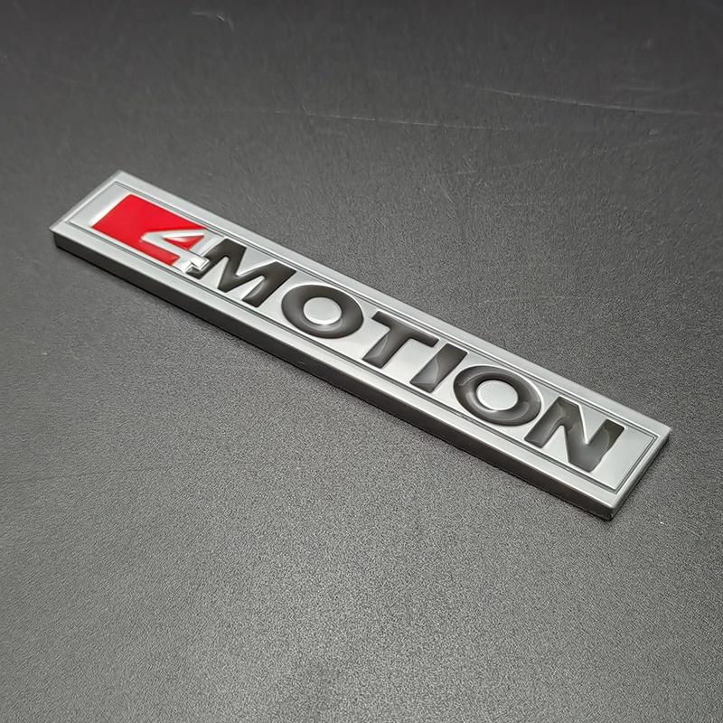 RUNTB1 3D Metal 4 Motion Logo 4motion Emblem Car Rear Trunk Badge Sticker For VW Tiguan Passat B8 Polo Jetta Golf 4 5 6 7 MK4 MK5 MK6