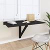 Folding Wall Table - VIDAXL - 110 X 38 X 75 Cm - Multilayer - Black - Easy Assembly