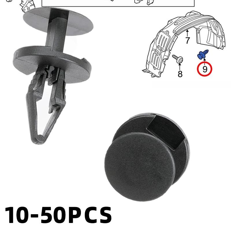 10-50 BUC Clips Auto 8mm Nituri din Plastic pentru Pasaje Roți Ford Bare de Protecție Clip Plastic Clips de Ornament Cataramă Apărătoare Noroi Nit cu Apăsare