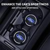 1/2PCS Non-Slip Car Cup Coaster Drink Cup Holder Anti-slip Pad For Ford Ecosport Edge Figo Flex Focus Fusion Fiesta Accessories