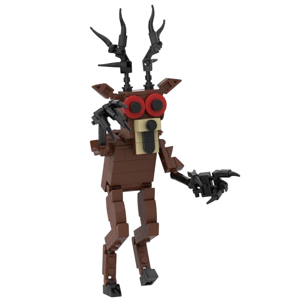 99 Nætter i Skoven Hjort Ugle Geit Monster Anime Figur Byggeklosser Sett Modell Ferdigmonterte Byggeklosser Barneleker