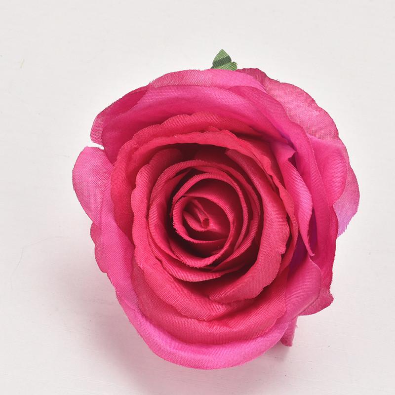 Simulated Multi Colored Rose Head For Flower Wall Wedding And Party Decor