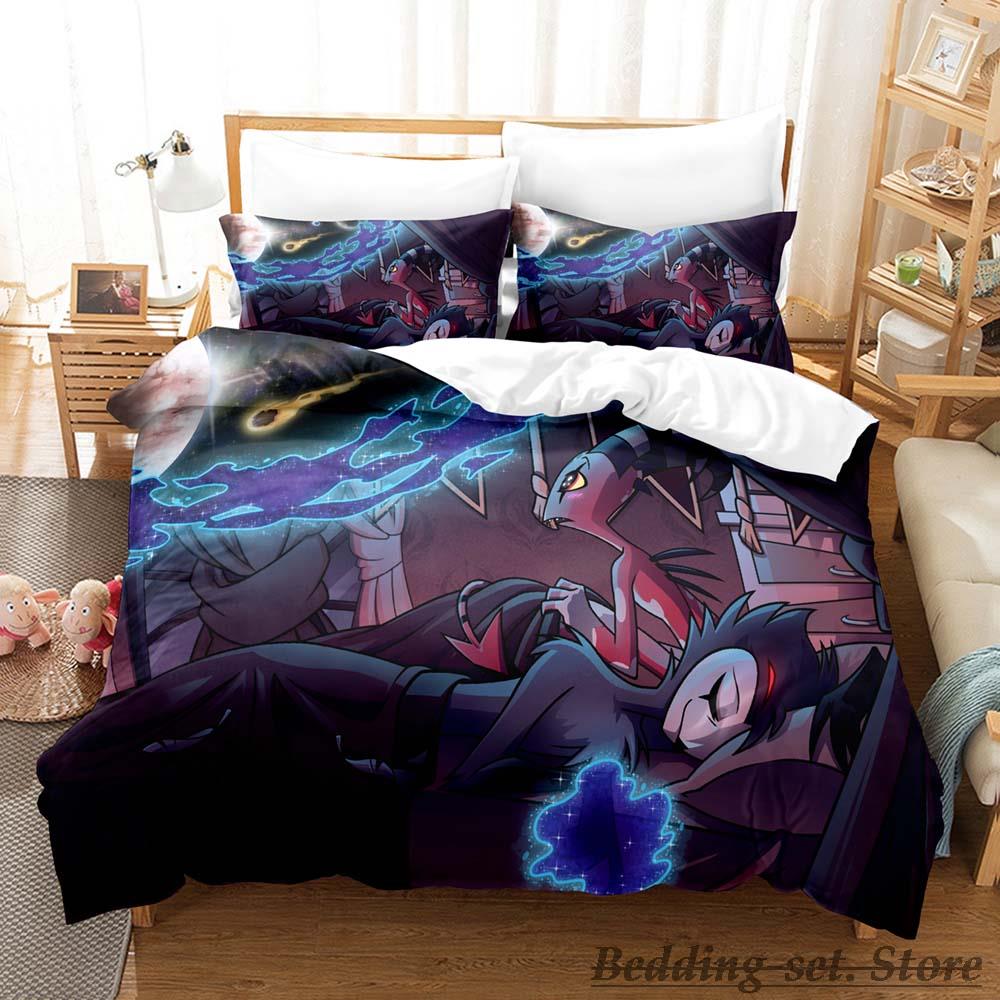 2023 Loona Boss Bedding Set Single Twin Full Queen King Size Bed Set Adult Kid Bedroom Duvetcover Sets Anime Parure De Lit Bed