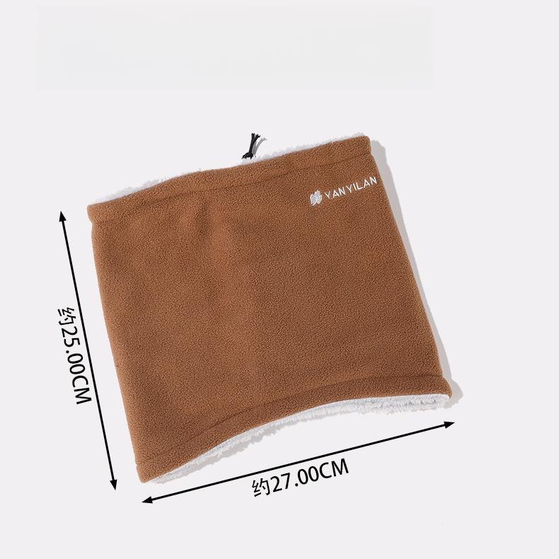 Men's Thermal Neck Gaiter Heavyweight Windproof Warm Face Mask Soft Fleece Lining Breathable Knit for Winter Cycling Outdoor Scarf