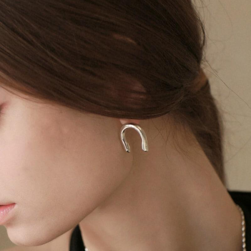 

REINDEER GIMYO EARRING 13 Silver