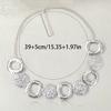 Personalized Exaggerated Necklace, Concentric Ring Fashion Alloy Accessories