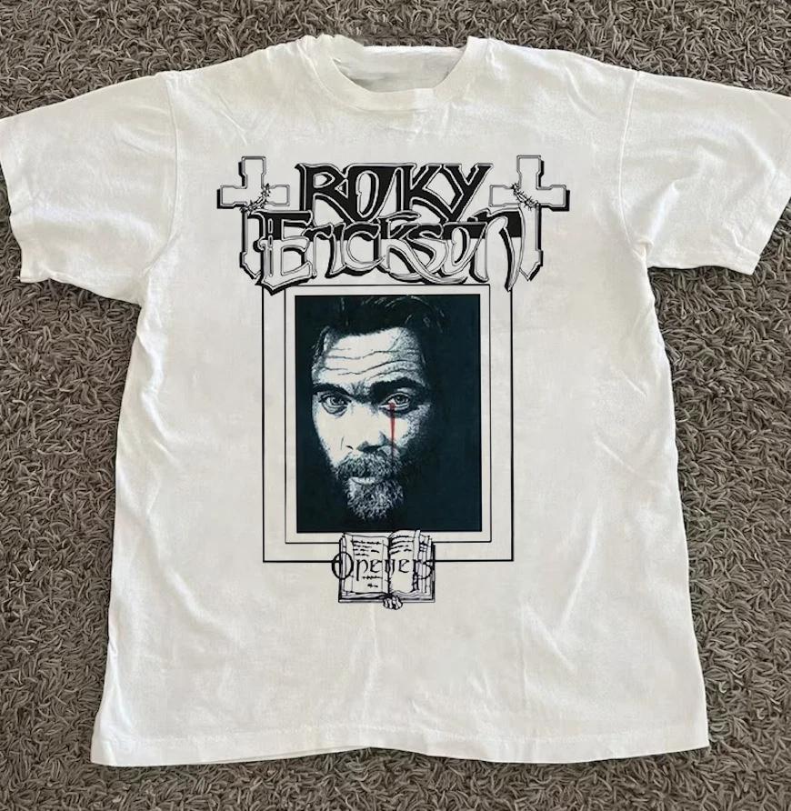 Men's and Women's T-shirts Roky Erickson Openers Album Short Sleeve Unisex