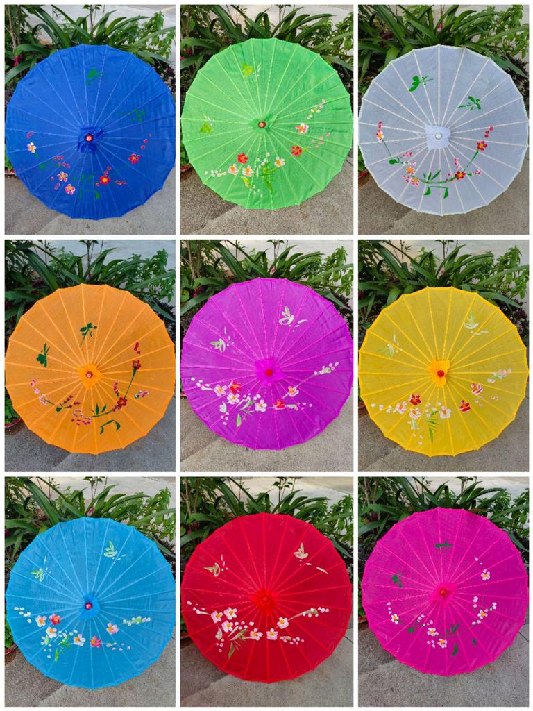 Ancient Style Waterproof Oil-Paper Umbrella: Retro Dance, National Style, Outdoor and Scenic Performance