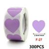 100-500PCS Star Stickers Roll Packaging Pack Stickers Small Heart Photocard Decor Heart Home Made Rolling Sticker TZ304