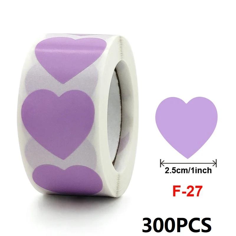 100-500PCS Star Stickers Roll Packaging Pack Stickers Small Heart Photocard Decor Heart Home Made Rolling Sticker TZ304