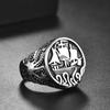 Retro Personality Sailboat Stainless Steel  Accessories Men's Trend  Ring