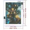 5d DIY Diamond Painting Cross Stitch Tree House Scenery Diamond Embroidery Mosaic Full Round Drill Home Decor