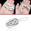 Portable Beetle Pliers Folding Pocket Tool for Outdoor Hiking Keychain Use Mini Lightweight Multifunctional Turtle Back Pliers