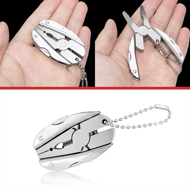 Portable Beetle Pliers Folding Pocket Tool for Outdoor Hiking Keychain Use Mini Lightweight Multifunctional Turtle Back Pliers