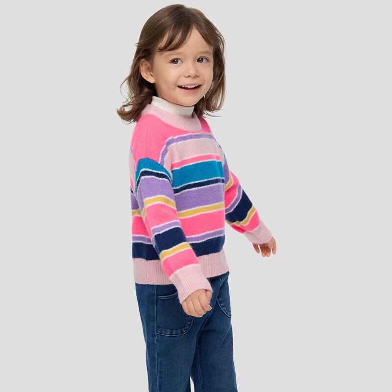 Gap Girl Toddler 2025 Winter Textured Crew Neck Knit Sweater