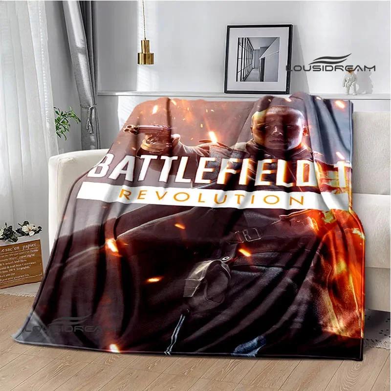 3D-Spiel Schlachtfeld Aufdruck Decken Mode Warme Decke Weiche Und Bequeme Decke Haus Reise Decke Geburtstagsgeschenk