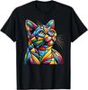 caT-Shirt Funny Cute Art Colorful Rainbow Love Cat Gift Unisex T-Shirt