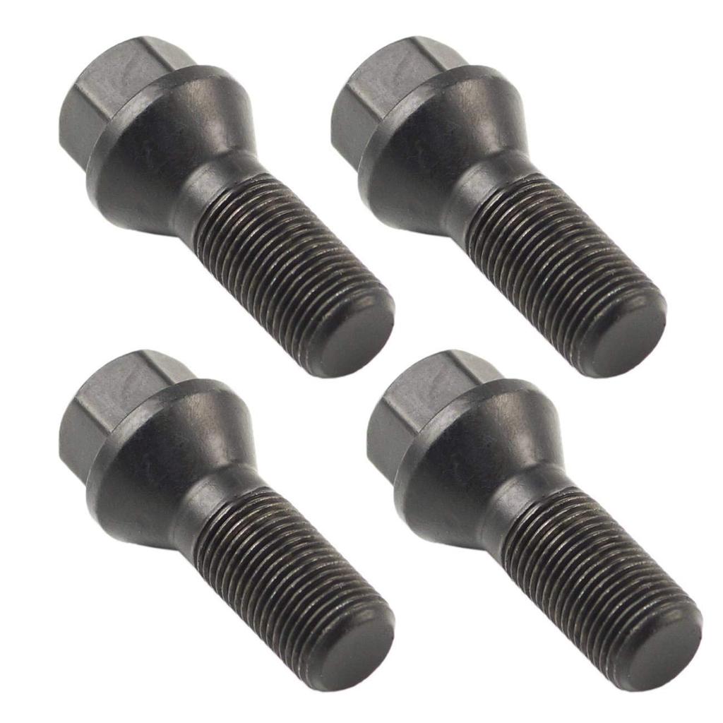 36136781151 Wheel Lug Nuts Bolts for BMW F30 F35 F10 F25 X3 E70 X5 M14 X 1.25 (Pack of 4)