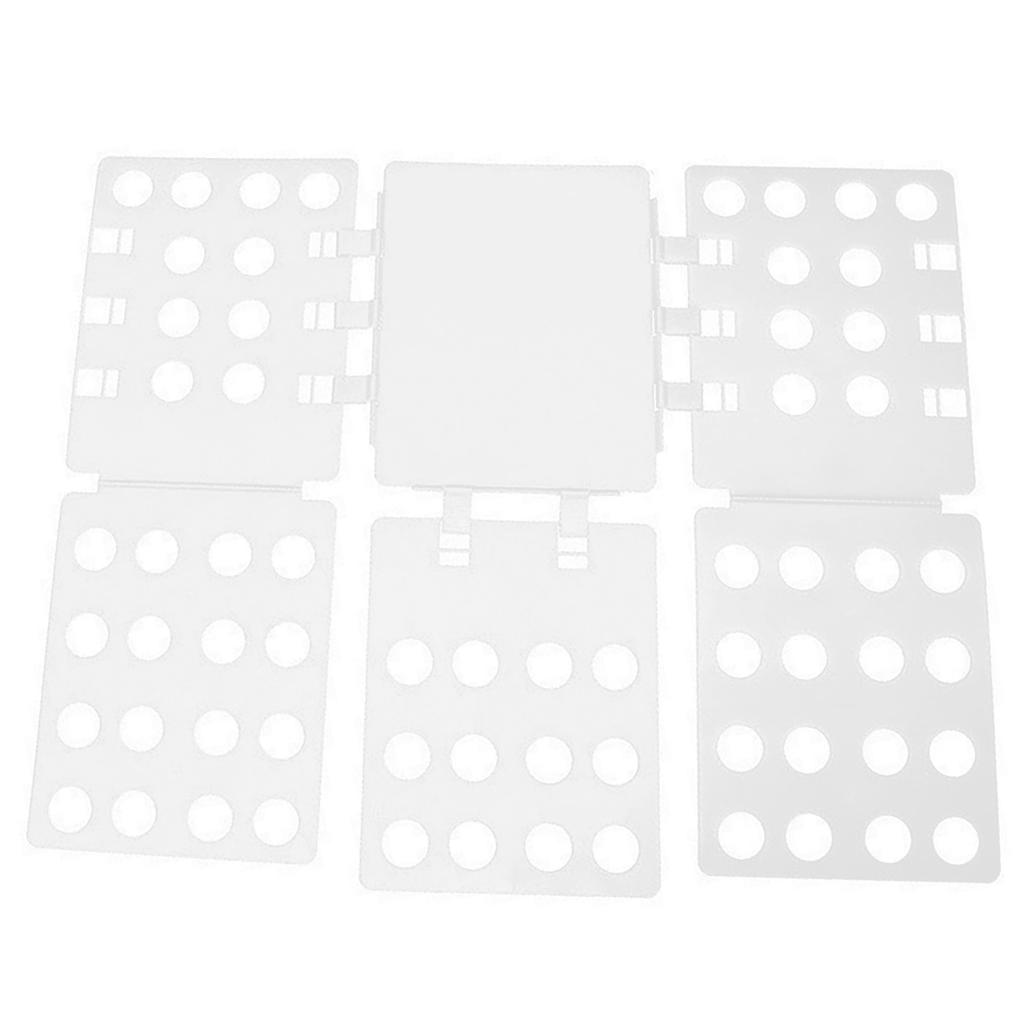 Shirt Folding Board Portable Home Large Folding Board Clothes Folder for Pants Shorts T Shirt White
