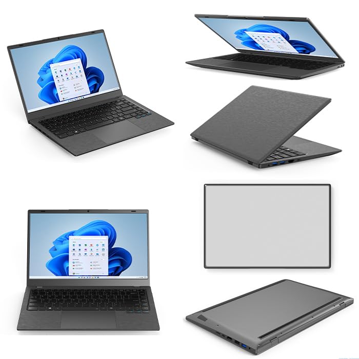 Pasoul NC14J Laptop with JIS Japanese 11th Generation Celeron N5095 Widescreen Full HD Windows 512GB 8GB USB USB WPS Office Keyboard, Quad-Core CPU,