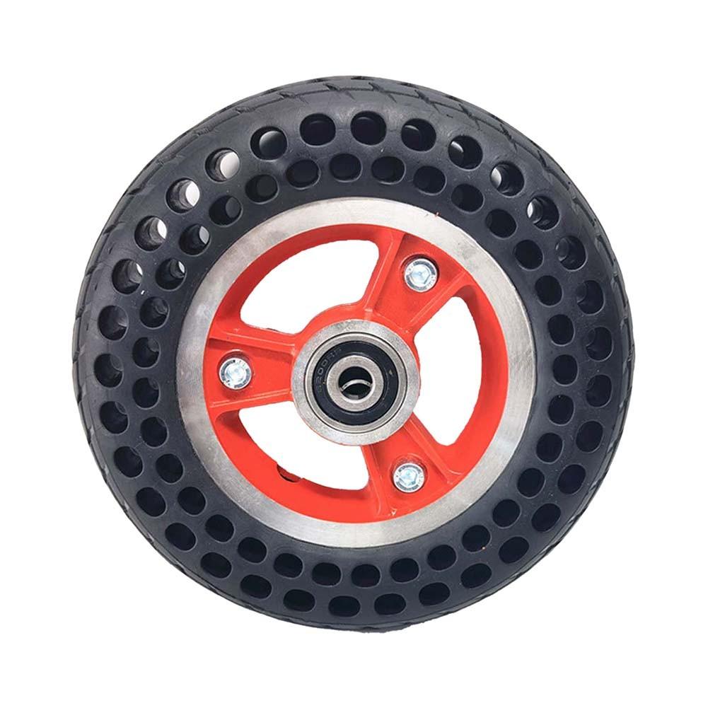 

Ready To Install Wheel Assembly Solid Scooter Tire Wheelchair Wheel red 10mm