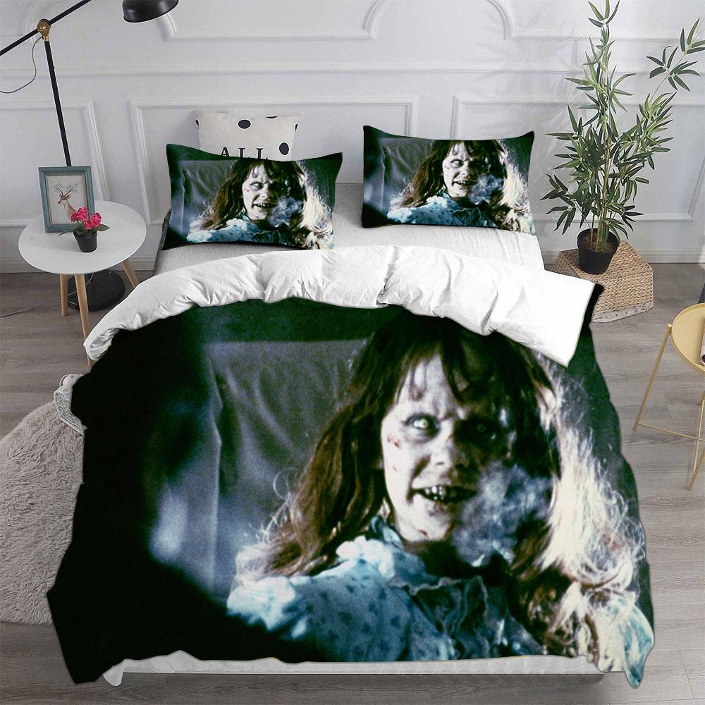 The Exorcist (1973) Bedding Sets Comforter Quilt Bed Cover Duvet Cover Pillow Case 2-3 Pieces Sets Kids Adult Size